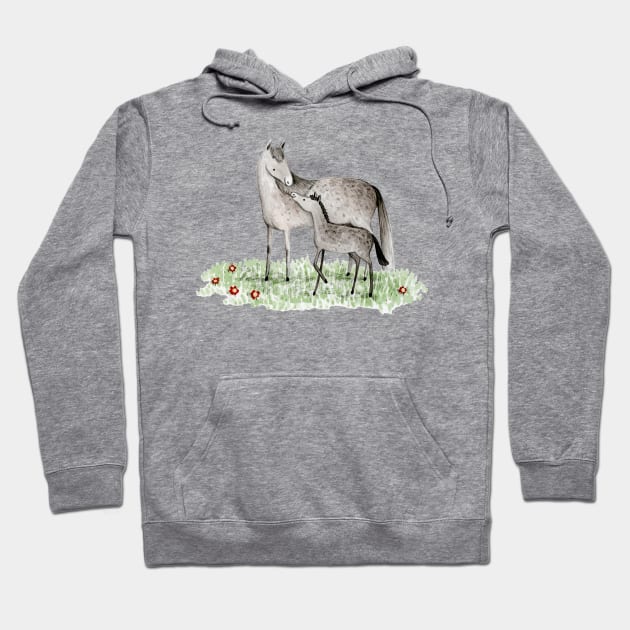 Mare & Foal Hoodie by Sophie Corrigan